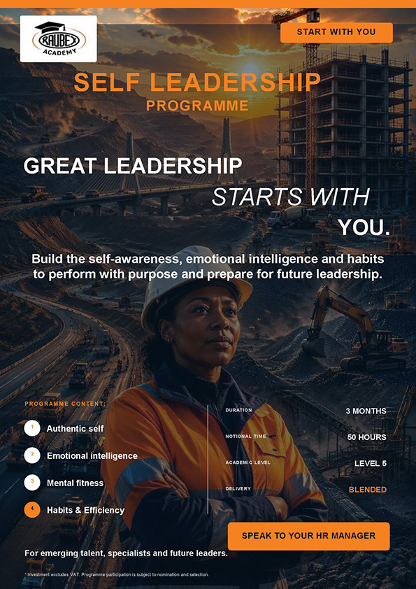 Raubex Academy Leadership Courses - Self